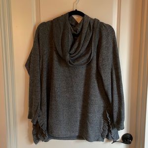 Blue grey cowl neck sweater by Cupio